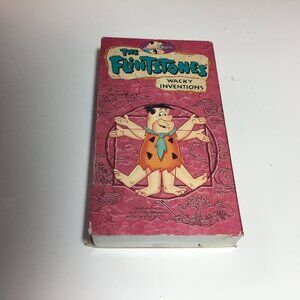 The Flintstones Wacky Inventions VHS 1994 White Tape